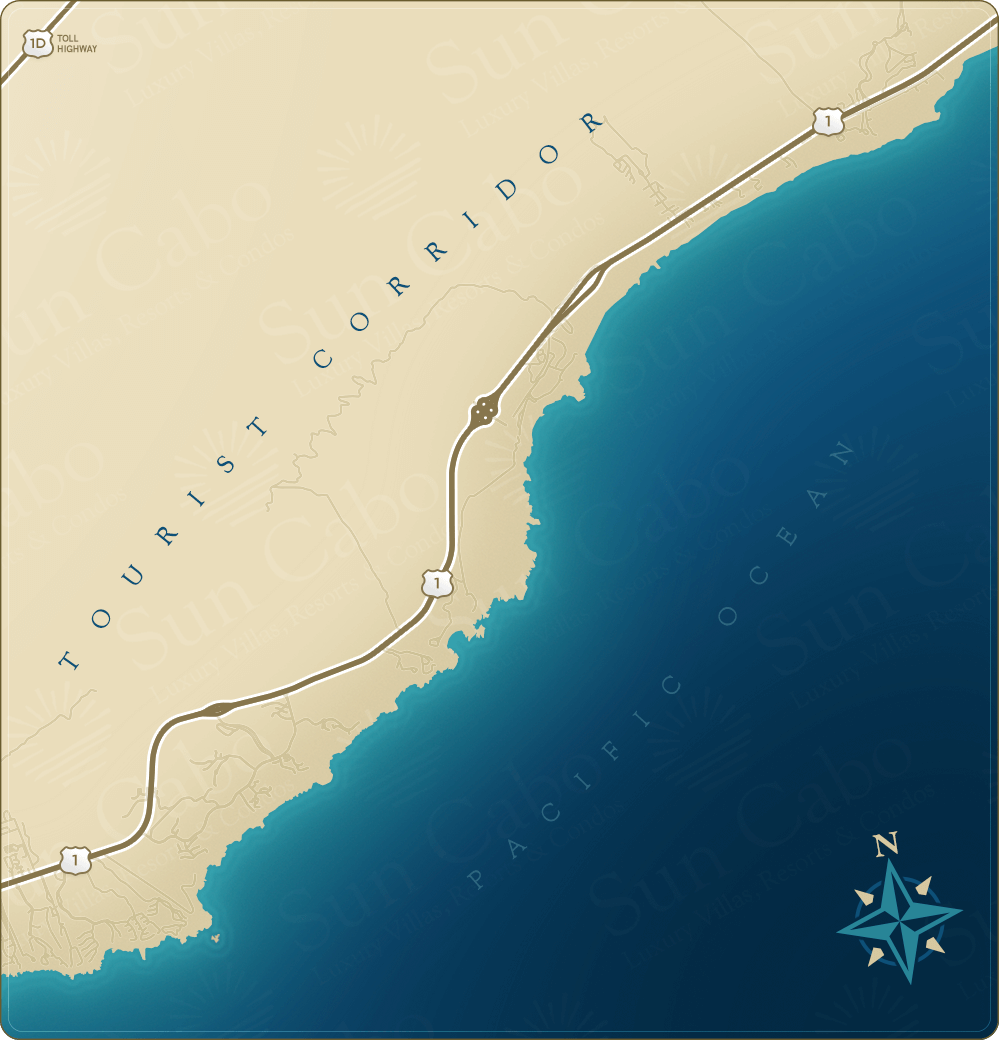 Cabo Corridor Map