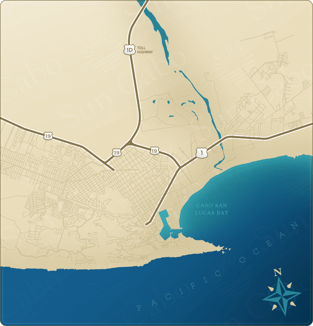 Cabo West Map